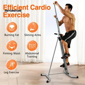 Sports equipment 1pc Ultimate Vertical Climbing Machine - Customizable 5-Level Leg Trainer for Intense Muscle Workouts, Core Strengthening & Full-Body Fitness Transformation