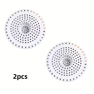 2pcs Silicone Drain Filter, Hair Catcher Shower Drain Cover Protector, Bathroom Strainer, Easy Install, Retractable, & Options, Bathroom Accessories