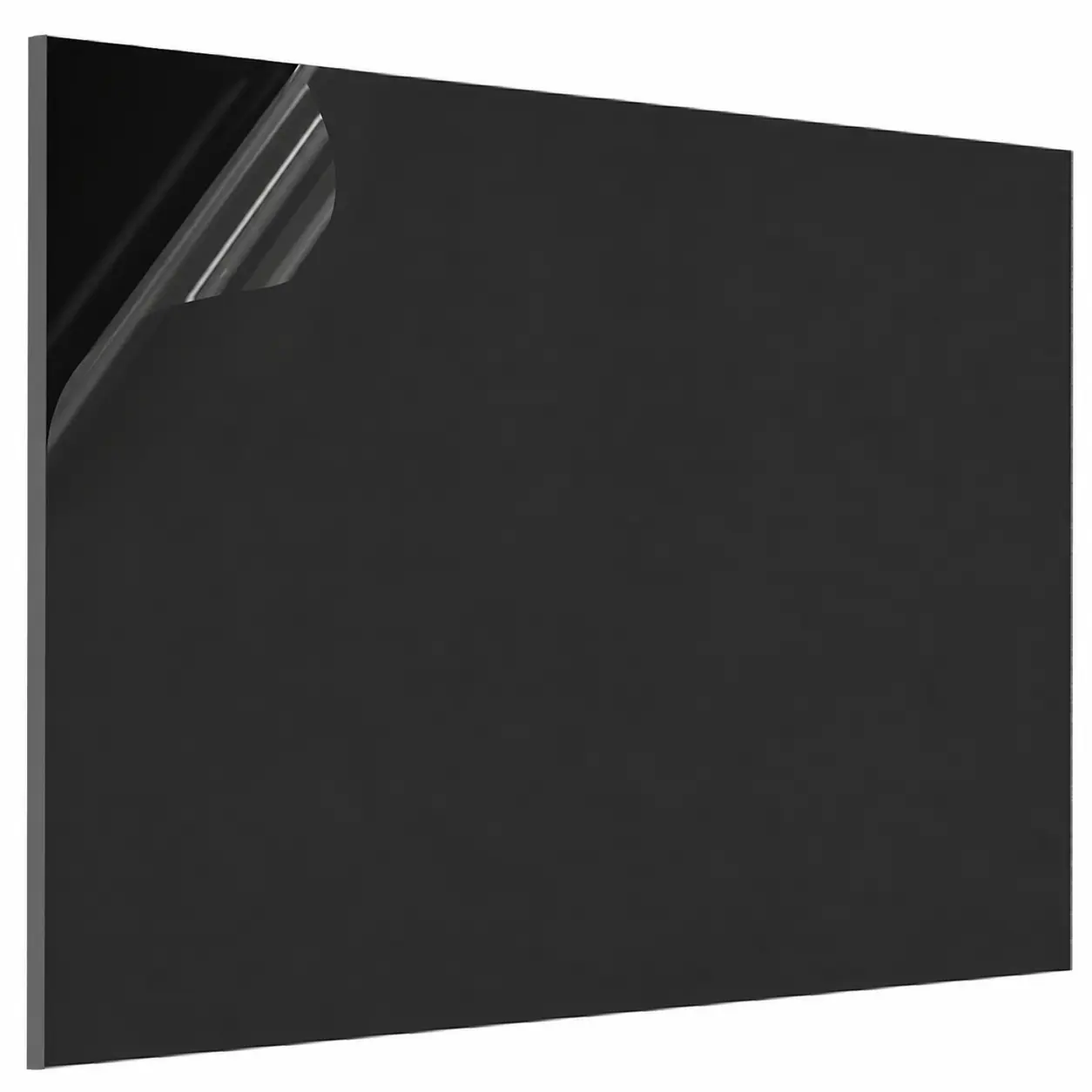 CREGEAR Superior ABS Material Plastic Sheet - 1/8 Inch (3mm) Thick, 12" x 8" Black Waterproof Rigid Thermoplastic Board, 2 Surface Options, Easy Thermoforming for Crafters, Signs (Pack of 1), 1/8 Inch Thick (3Mm)