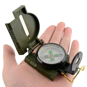 US Metal Pocket Army Style Compass Military Camping Hiking Survival Marching
