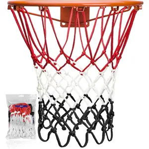 Basketball Net Replacement Heavy Duty, 2023 Professional On-Court Quality, Fits Outdoor Indoor Standard Rim, All Weather Anti Whip