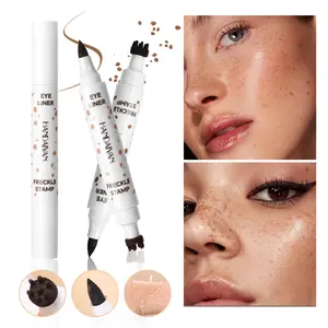 Natural Freckle Pen, Smudge-Proof & Long-Lasting, for Soft, Realistic Freckles & Effortless Beauty Looks Eyeliner Lipliner Natural Simulation Freckle 1 Count  Dual-Ended Multi-Functional Freckle Pen | Plant Extracts Makeup Cosmetic