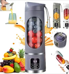 Cold press juicer, fully upright juicer, slow mastication juicer, equipped with a wide 83 mm feed slot, suitable for whole fruits and vegetables, BPA-free juicer, makes ice and fruit drinks, smart recipe app food