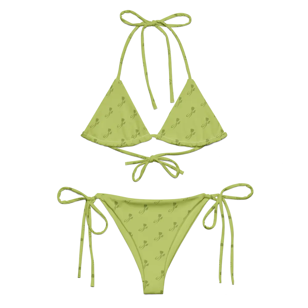 Green String bikini