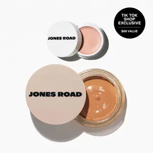 Coverage and Glow Duo: Mini Miracle Balm & What The Foundation