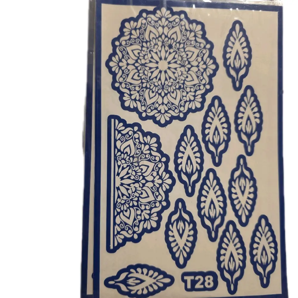 style T 28 hennna stencil