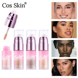 Dual-Tip Liquid Contour & Highlight Pen Brush-Tip Design Face contouring and highlighting pen with anti-smudge formula for long-lasting makeup. Long-lasting color payoff suitable for all skin tones. Multiple shades available. Christmas gift.