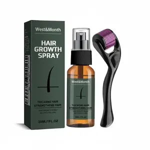 Men's Beard Spray & Face Massage Roller Set, 1 Set Thick and Smooth Beard Oil, Moisturizing Beard Oil, Beard Care Product for Men