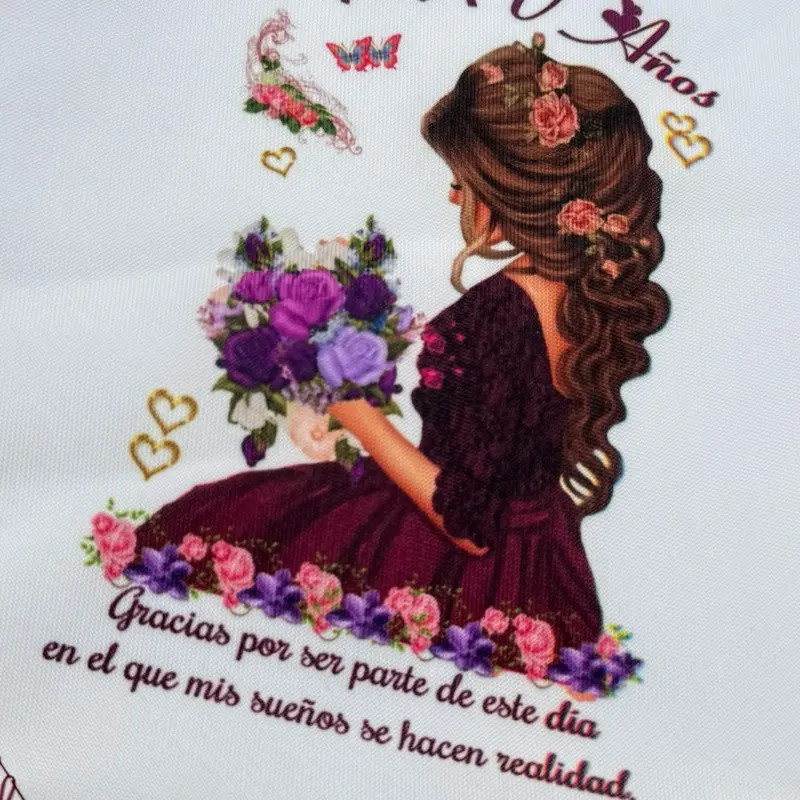 12pcs Decorative Paper Napkins - Party Printed Napkins Multipack, Elegant Quinceanera Celebration Favor Tableware, Party Napkins