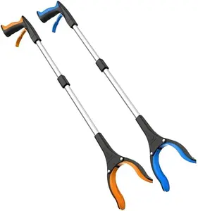 2 Pack Garbage Picker Grabber with 360° Rotating Clamp, 1 Count Lightweight Heavy Duty Grabber, Cleaning Tool for Elderly, Cleaning Supplies