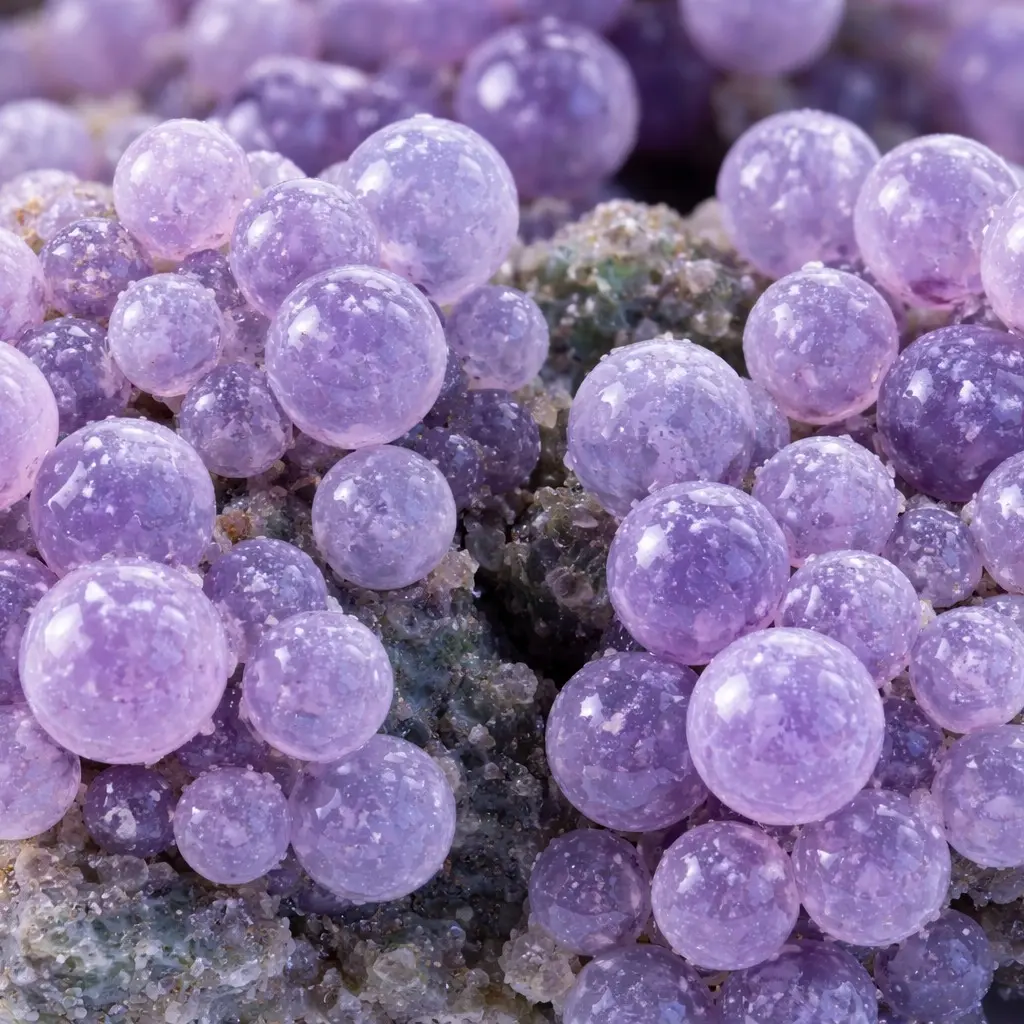 Grape Agate Chalcedony Natural Clusters, Botryoidal Purple Raw Crystal Specimens for Collectors and Decorators, Wholesale Bulk, Metaphysical Sellers, Jackie Crystal, Stone, Subtle Color Variations