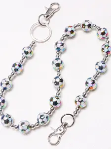 Pool Ball Dice Pants Chain Belt Chain Women Statement Y2K Dopamine Colorful Chain Belt Accessories Festival Rave Gift