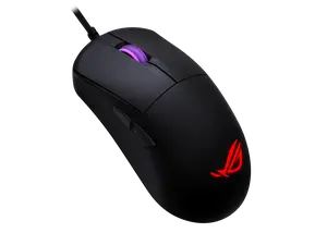 ASUS ROG Harpe Mini Core Wired Gaming Mouse - Wired USB, Small Compact Design, Right-Handed, 52g Lightweight, 12K DPI, Pro-Approved, Gear Link Web-Based Configuration, PC/Mac Support - Black