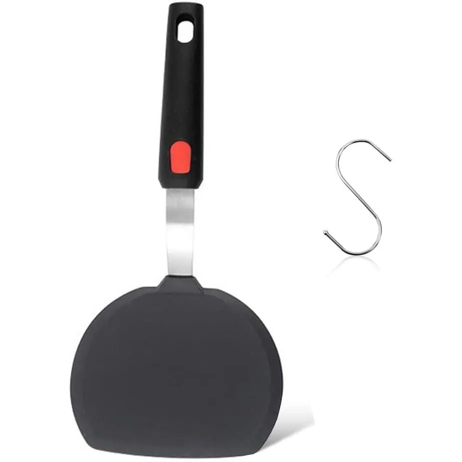 Pancake Spatula, Wide  Spatula Turner with Lengthened Handle, 600?F Heat Resistant Cooking Spatulas for Nonstick Cookware, Large Flexible Kitchen Utensils  (Pancake Spatula)