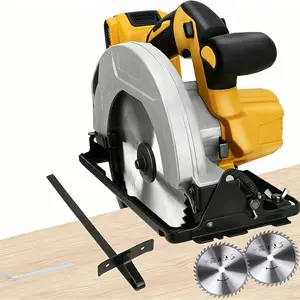 7-1/4 Inch Brushless Powered Circular Saw, Professional Cutting Tool, Electric Circular Saw With Beveling Capability