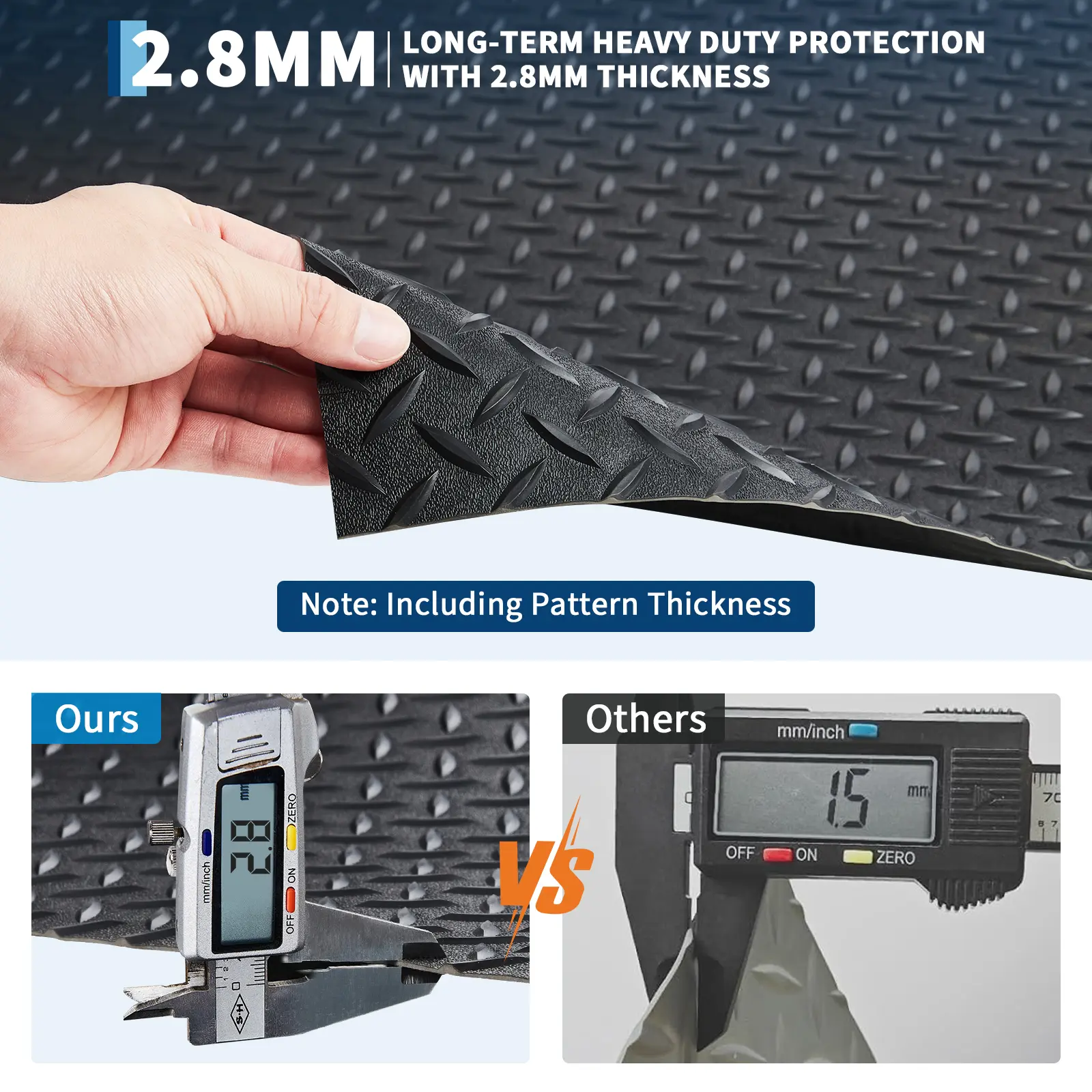 black 7.8*20 2.8mm Thick