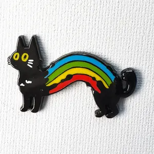 Rainbow Cat Pin