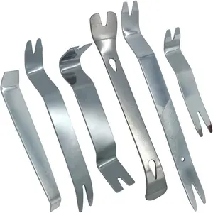 6 Pack Paver Tool Stainless Steel Paver Extractor Tool Paver  Paver Lifting Tool with Multipurpose Tool Pouch Bag for Garden Lawn Yard Patio Paver Brick Block Replacement