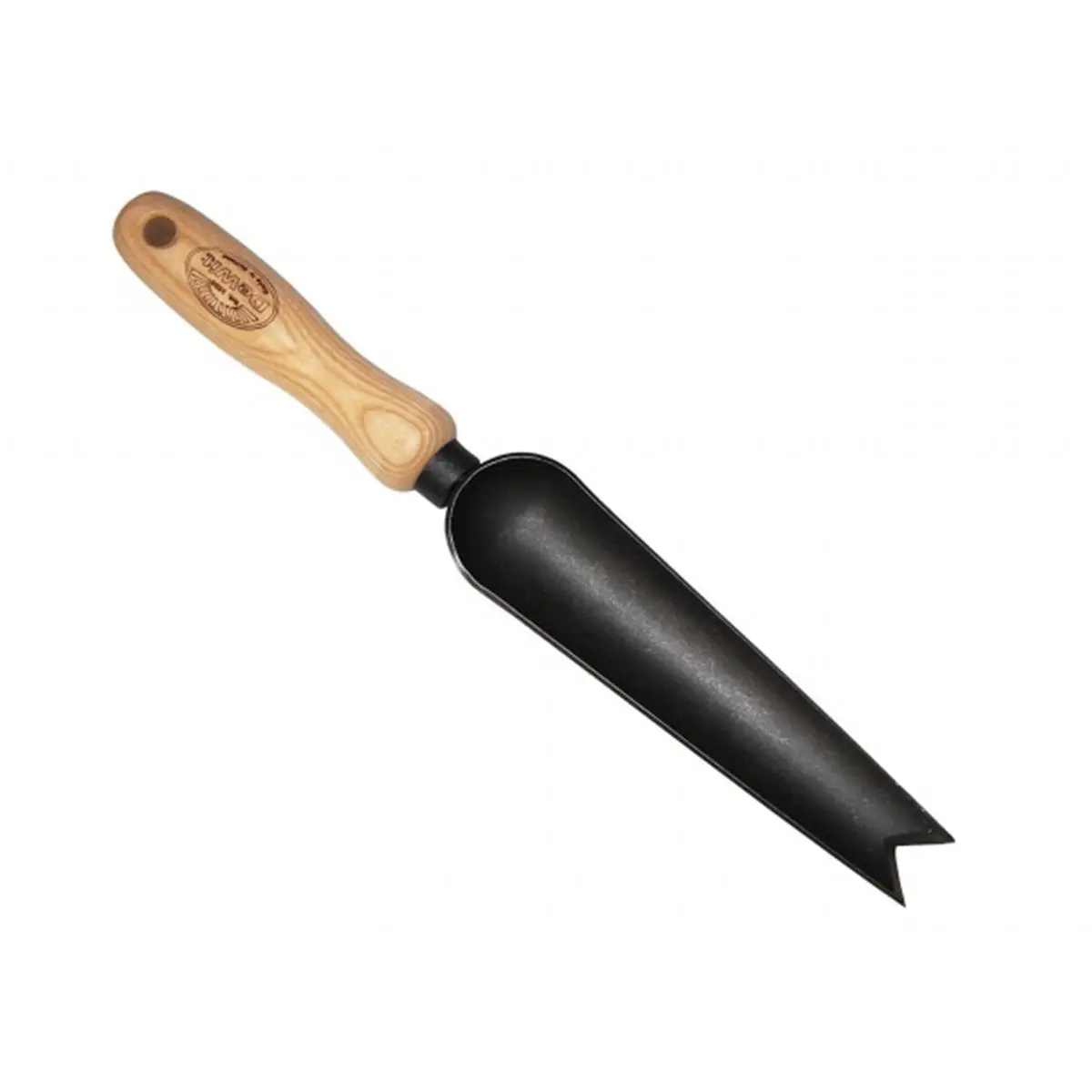 TDI Brands Dewit Snake Tongue Trowel, Lightweight Boron Steel Garden Tool with European Ash Handle for Roots Cutting, Transplanting, Two-In-One