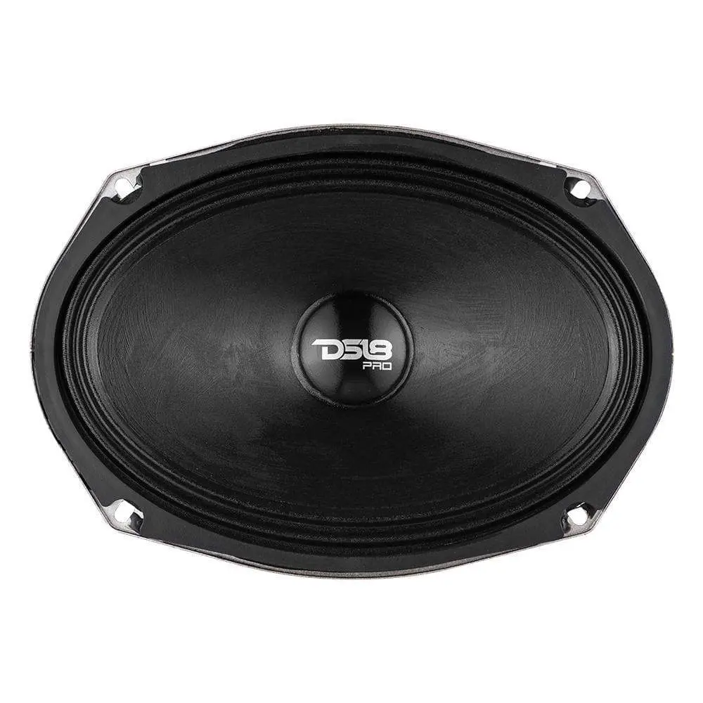 DS18 DS-PRO-SM69.2 PRO 6x9 Inch Shallow Water resistant Cone Mid-Range Loudspeaker 550 Watts 2-Ohm DS18 Woofer Car Subwoofer