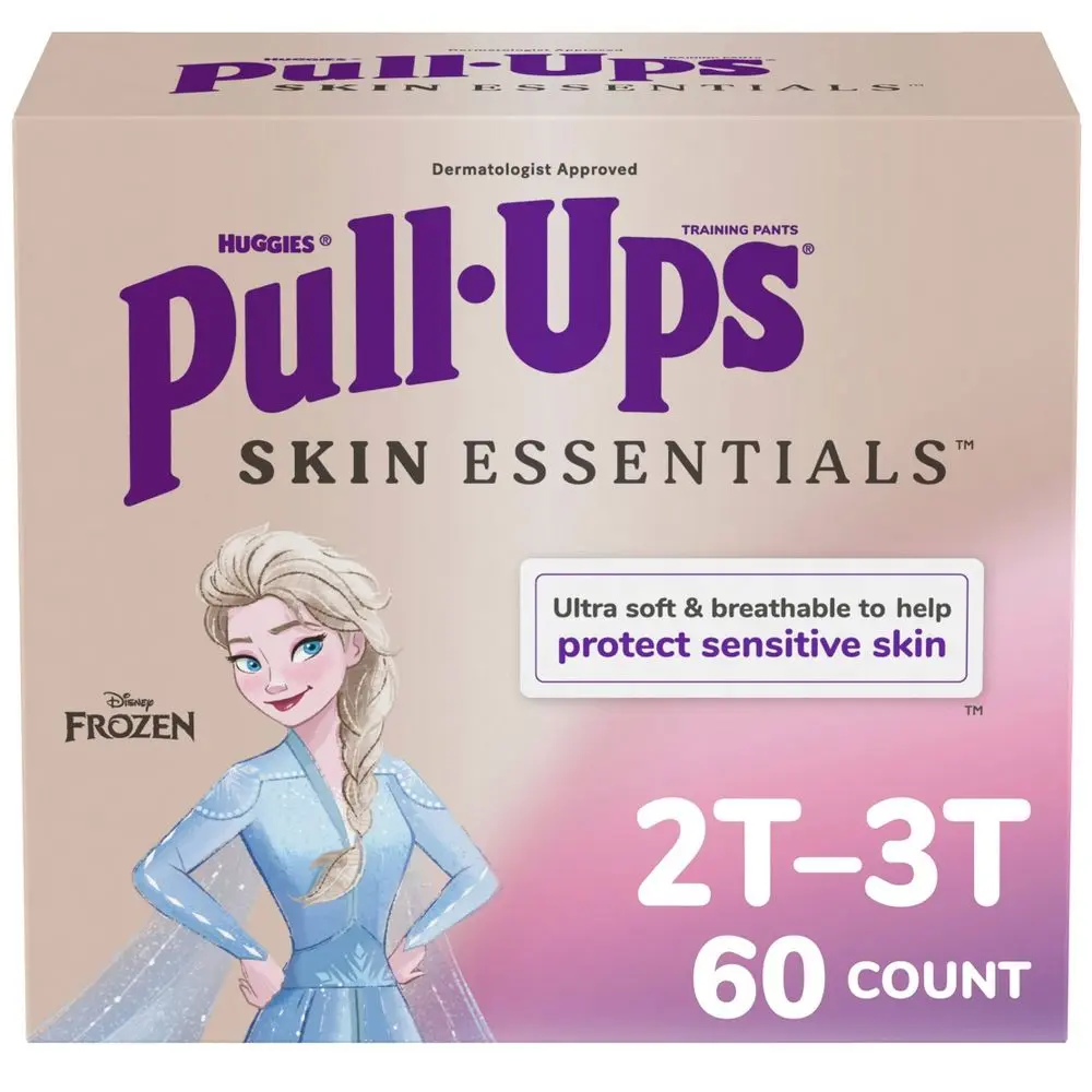 60ct Pull-Ups Skin Essentials Girls' Disposable Potty Training Pants - 2T-3T