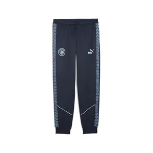 PUMA Mens Manchester City King Anthem Pants Casual - Blue