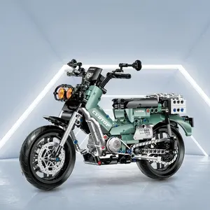 1:8 Motorcycle Model Building Block Set, Stem Building Blocks, Creative Fun and Challenging Construction Set, Birthday and Festival Gift for Teenager