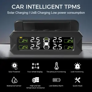 Solar TPMS Car Tire Pressure Monitoring System Sensors Tyre Tester Diagnostic Tools Rotating Holder Test Automotive Accessories Automotive Repair Tools