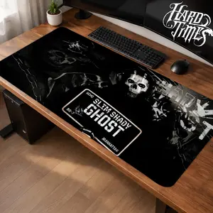 Ghost Call Of duty #2 Gaming Mouse Pad Personal, Custome, Anime Desk Mat Extended Keyboard Pad Waterproof Non Slip Rubber Base Large Mousepad for PC Gamer Setup Desk Accessories 40x21 Inch,Office Gifts, Decor desktop