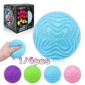 Plush Stress Ball Set, Soft Anxiety Relief Toy, Marshmallow Filled Elastic Balls, Sensory Squeeze Toys for Adults, 1/4 Pack, Stress Relief Gadgets