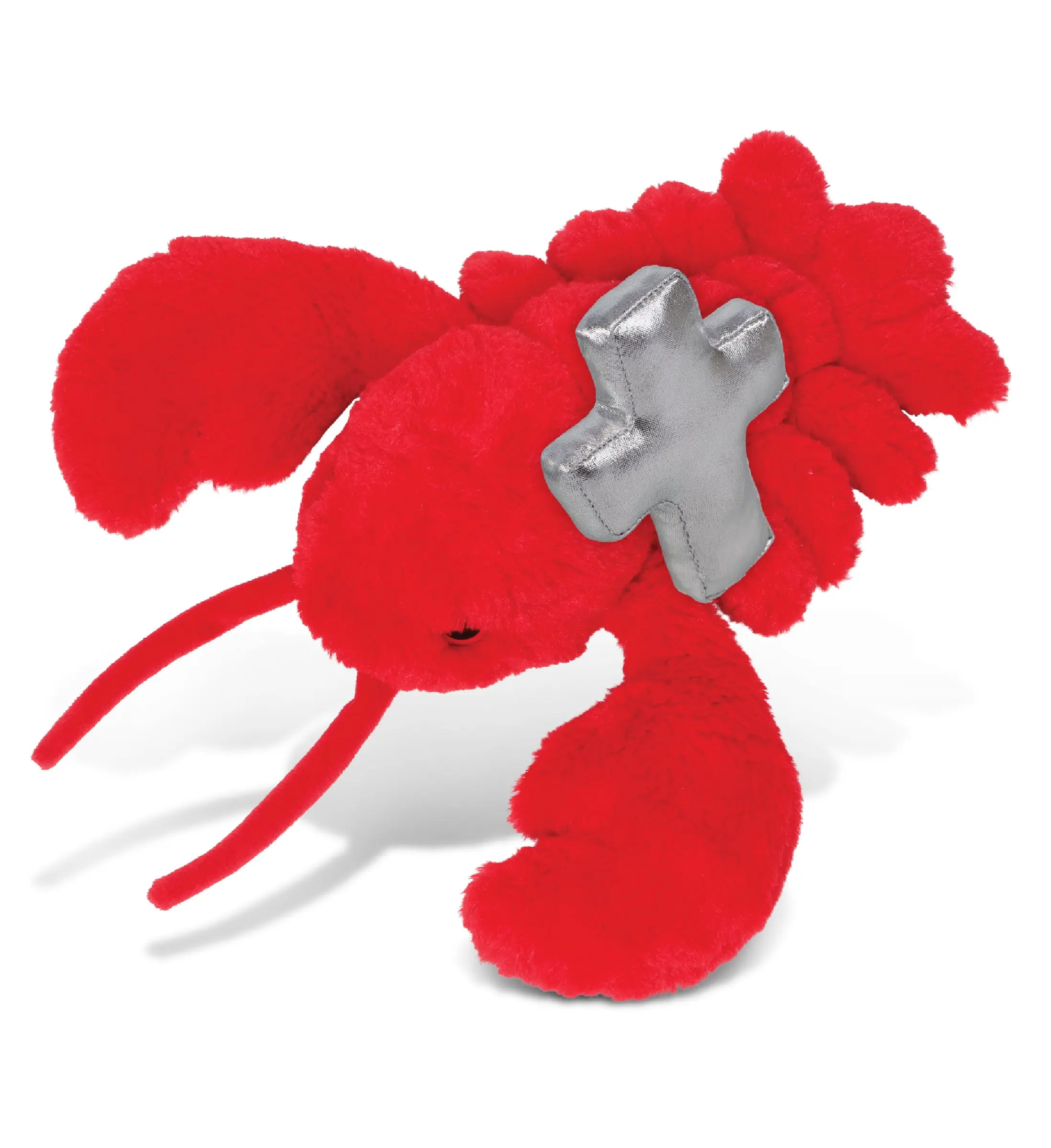 PLUSH CROSS - SUPER SOFT PLUSH - ELEGANT RED LOBSTER