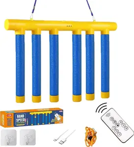 Reflective Drop Stick Challenge Game, Hand Eye Coordination Reflex Training Toy, 3 Adjustable Speed Modes, Catching Sticks Game for All Ages