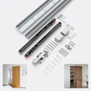 Nuk3y Concealed Sliding Door Hardware with Soft Close