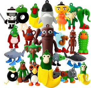 24PCS Steal A Brainrot Toys - 2.3" Italian Brainrot Figures for Easter Egg Fillers, Small Brain Rot Meme Shark Figure for Decor, Birthday/Easter Gifts for Kids, Easter Basket Stuffers for Boys/Girls