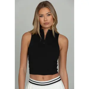 Black Day to Night Quarter-Zip Top