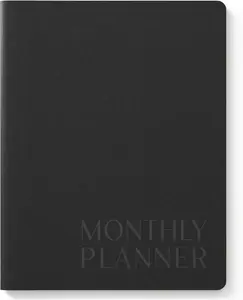 Jotsome Monthly Planner 2026-2027 18 Months Calendar from July 2026 to December 2027 8.5"x11" Stitched Binding Soft Cover Large Personal Planner for School Study and Schedule Black