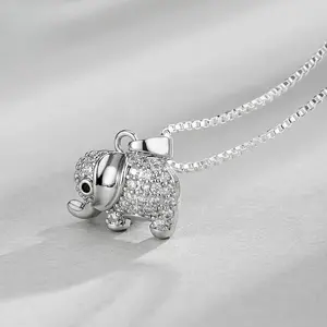 Vintage Elephant Necklace, Suitable for Both Men And Women, Fashionable, Simple, Elegant, Playful And Cute, Hip-Hop Style, The First Choice Gift for Family, Friends And Lovers During Holidays,Minimalist Necklace, Durable Jewelry, Fine Craftsmanship
