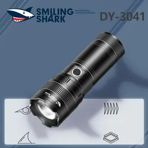 【DY-3041】Smilingshark multifunctional flashlight, four-color light source, high-capacity battery life, induction function, safe and worry-free, outdoor adventure necessary