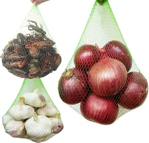 100 PCS Onion Potato Garlic Storage Bag-20 Inch Seafood Boil Bags,Fruit Vegetables Reusable Mesh Produce Storage Bags,Mesh Cooking Boil Bags for Crab Clam Shellfish Crawfish