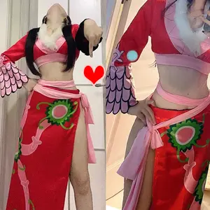 Boa Hancock Cosplay Kimono Costume kimono empress queen Japanese suit