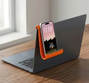 Flex Flap Phone Holder, Flexible, Folding Cellphone Stand Airplane Gadgets for Long Travel Accessories - Plane Essentials (Silicone) - Adjustable, Portable Phone Stand for Travel, Home, Desk, Bed, iPad, Tablet  Smartphone Computer#MothersDayGift