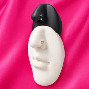 Titanium Universe Nose Ring/ Labret