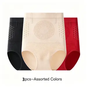 3pcs 4-in-1 Micro-particle Firming and Shaping Shorts High-Waisted Yoga Pants