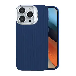 MXX iPhone 15 pro max case with Camera Stand Military Grade Heavy Duty Magnetic Case, Invisible Metal Camera Cover, Phonecase for Women with Casetify