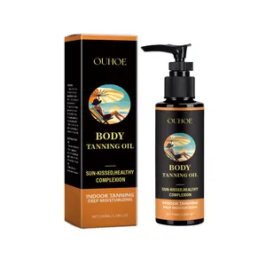 Coconut-Olive Tanning Lotion, Gentle Hydrating Body Care Moisturizer for Smooth Outdoor Beach Sun Tanning