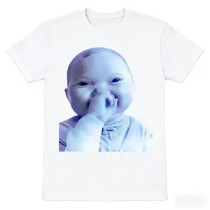 👶[Graphic Tee][100% Cotton] "Funny AI Baby Meme T-Shirt – Cute Baby Holding Meme Graphic Tee, Viral Laugh Trend Shirt for Boys, Girls, Teens & Adults, Unisex Cotton Top, Casual Party Outfit, TikTok Viral Humor, Perfect Gift Idea, USA Made"