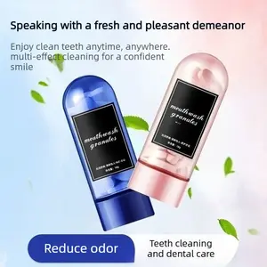 Mouthwash Tablets 18g / 26-30 Solid Toothpaste Clean Freshens Breath Powerful All-in-One Probiotic Teeth Whitening Strips