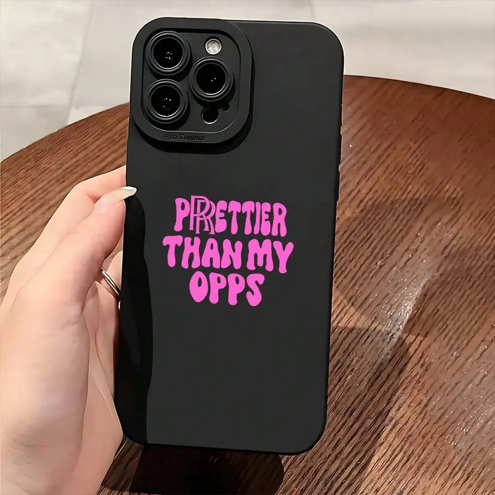 Black TPU Smartphone Case - Protective Tech Accessory with Confidence Print, Compatible with iPhone 17/16/15/14/13/12/11 Pro Max, Elegant Mobile Phone Accessory, Ideal Gift for Loved Ones, Accessories, Tech Accessories summerwins,summerwins