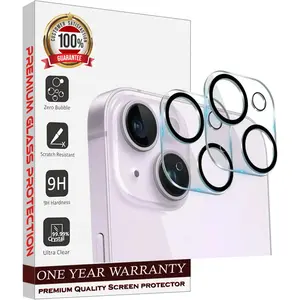 Entronix 2-Pack for iPhone 13, Clear Camera Lens Protector, Easy Installation Cover Protection