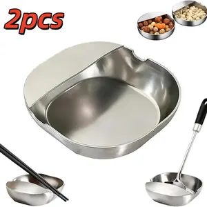 304 Stainless Steel Tableware Spoon Rest, Multipurpose Kitchen Utensil Holder Organiser, Self-Standing Ladle Holder, Stable Base, Countertop Spoon Rest